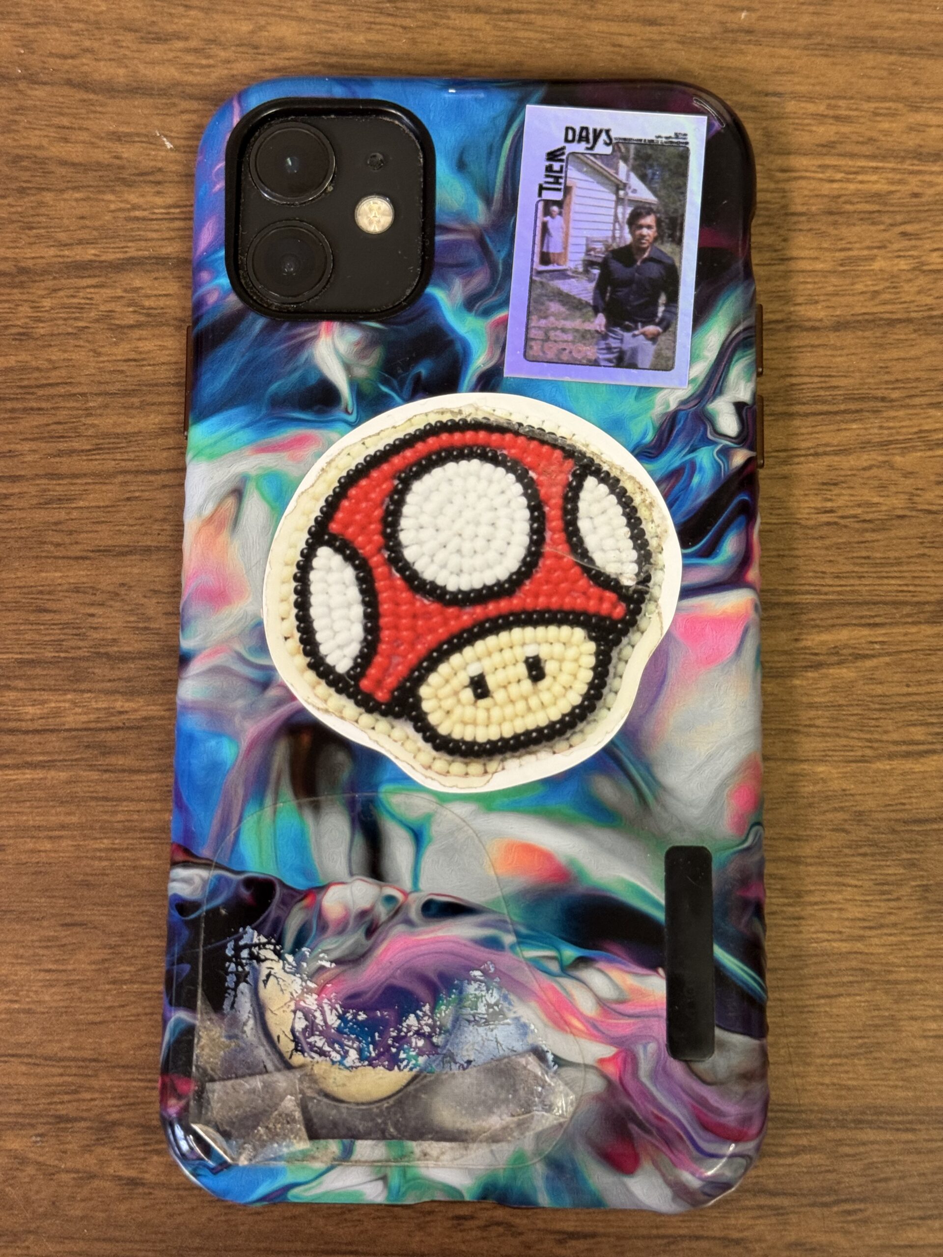 stickers on phone example